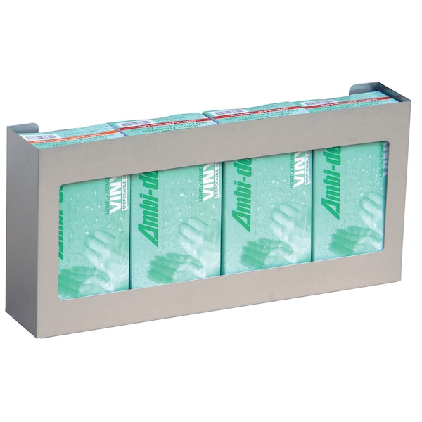 Stainless Steel Quad Glove Box Holder, Stainless Steel